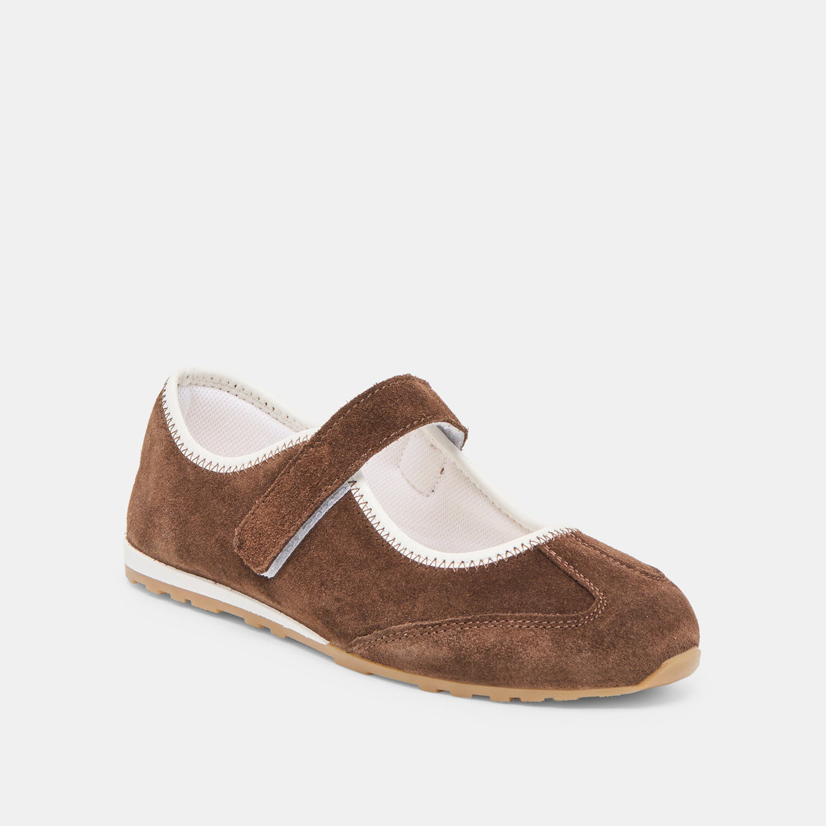 Dolce Vita SHOES Sofya Dk Brown Suede Sneakers