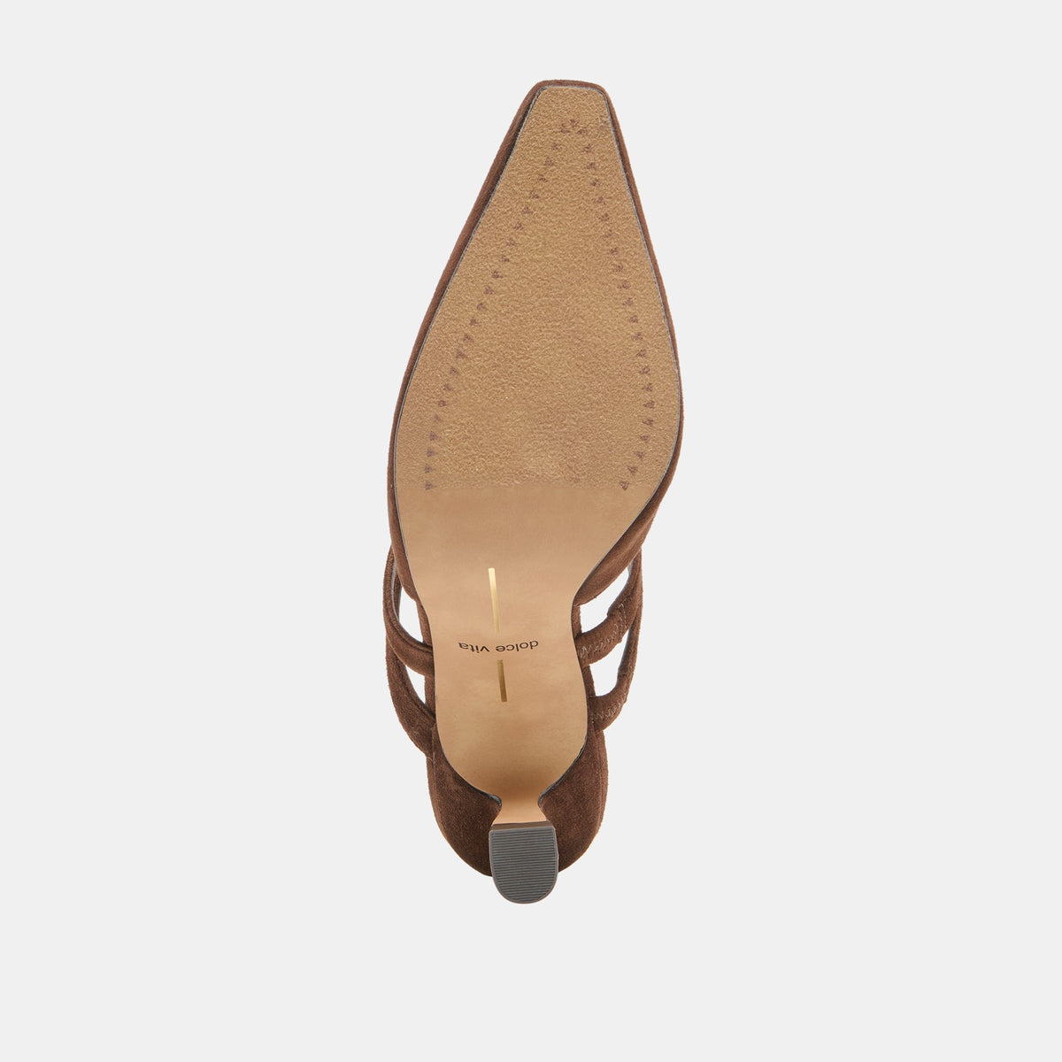 Dolce Vita SHOES Linore Dk Brown Suede Heels