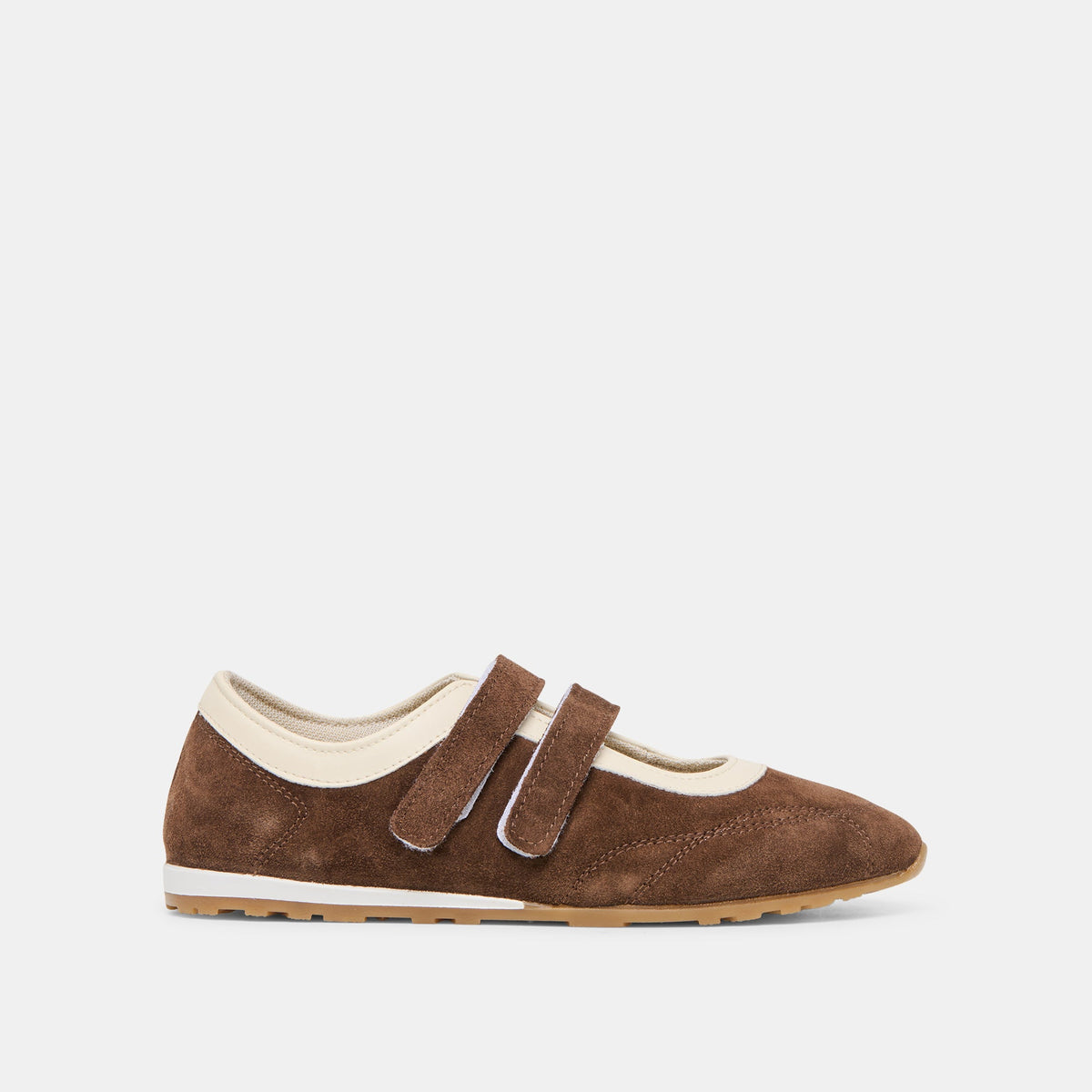 Dolce Vita SHOES Swan Dk Brown Suede Sneakers