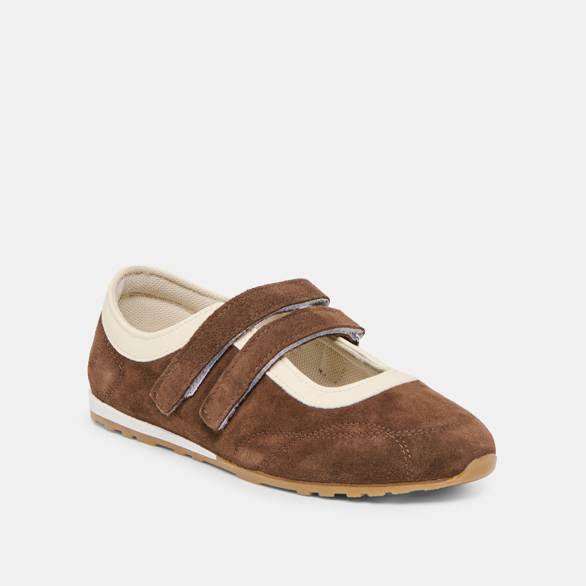 Dolce Vita SHOES Swan Dk Brown Suede Sneakers