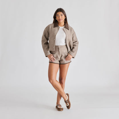 Dolce Vita SHOES Swan Dk Brown Suede Sneakers
