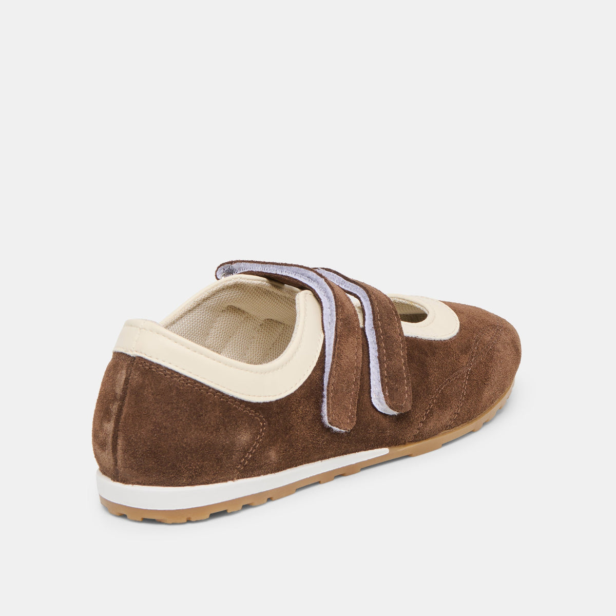Dolce Vita SHOES Swan Dk Brown Suede Sneakers