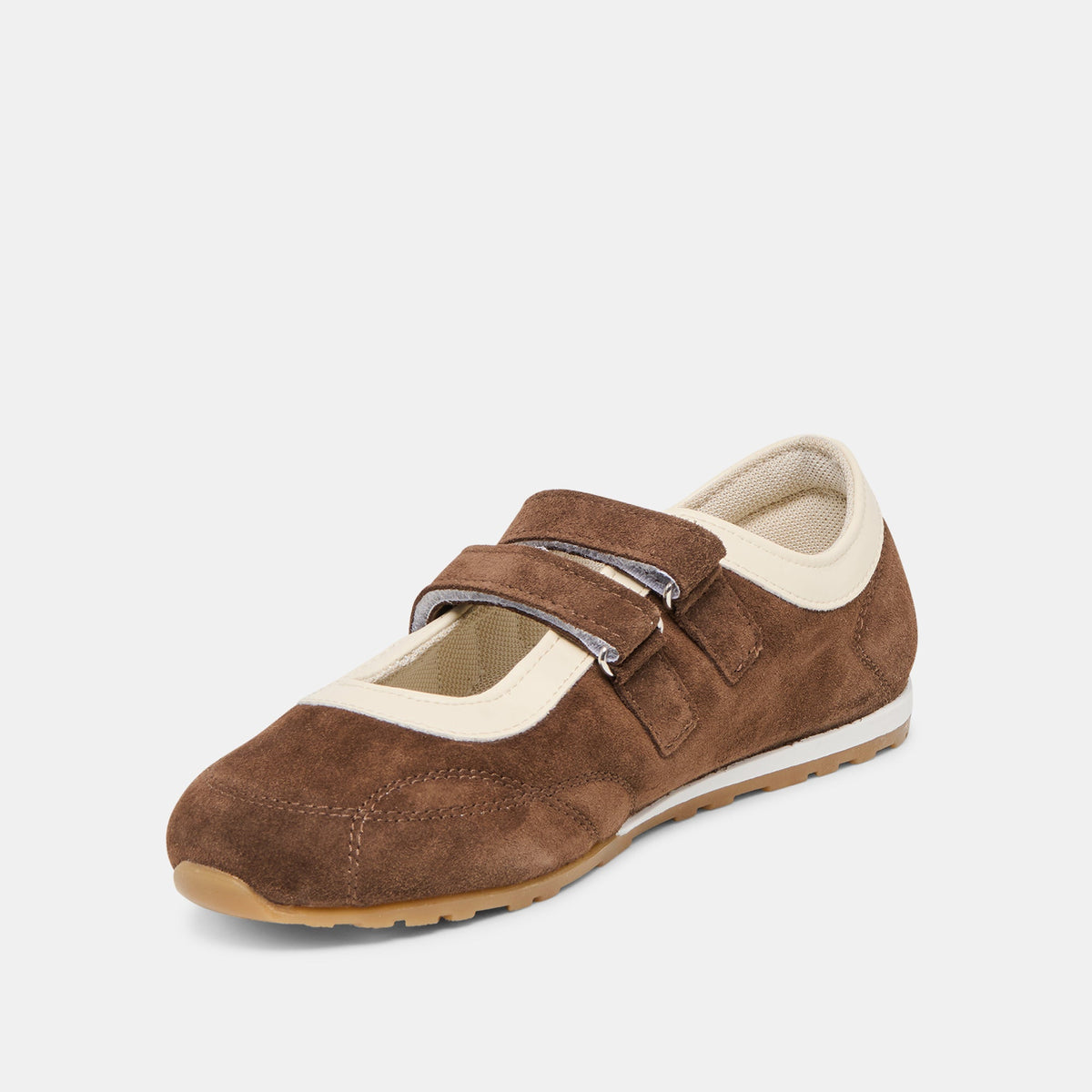 Dolce Vita SHOES Swan Dk Brown Suede Sneakers