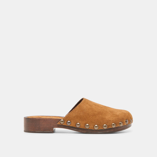 Dolce Vita SHOES Alanis Chestnut Suede Flats