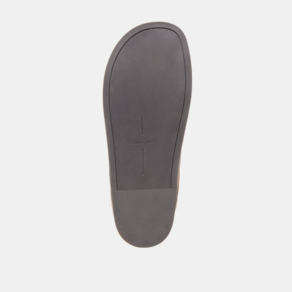Dolce Vita SHOES Jodero Brown Leopard Printed Suede Flats