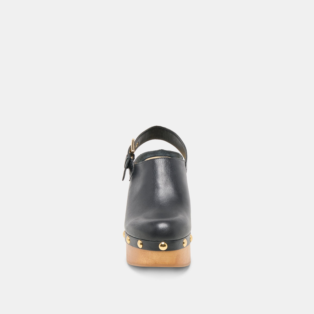 Dolce Vita SHOES Adelan Black Leather Clogs