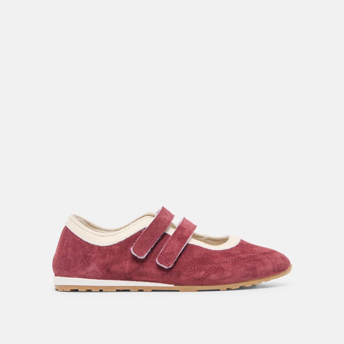 Dolce Vita SHOES Swan Burgundy Suede Sneakers
