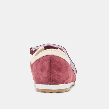 Dolce Vita SHOES Swan Burgundy Suede Sneakers