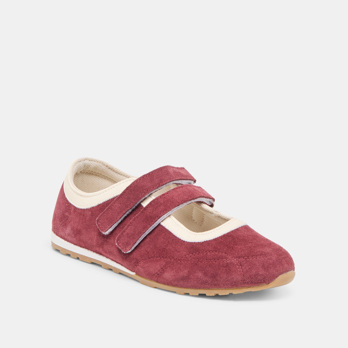 Dolce Vita SHOES Swan Burgundy Suede Sneakers
