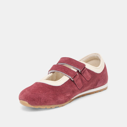 Dolce Vita SHOES Swan Burgundy Suede Sneakers