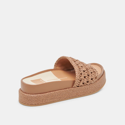 Dolce Vita SHOES SIDONA SANDALS BROWN RAFFIA
 – Dolce Vita