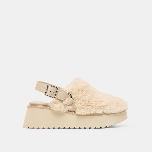 Dolce Vita SHOES Lansy Natural Plush Flats