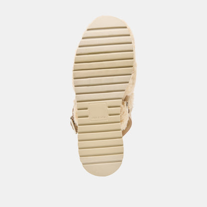 Dolce Vita SHOES Lansy Natural Plush Flats