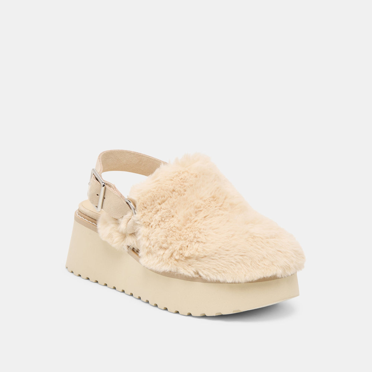 Dolce Vita SHOES Lansy Natural Plush Flats