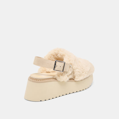Dolce Vita SHOES Lansy Natural Plush Flats