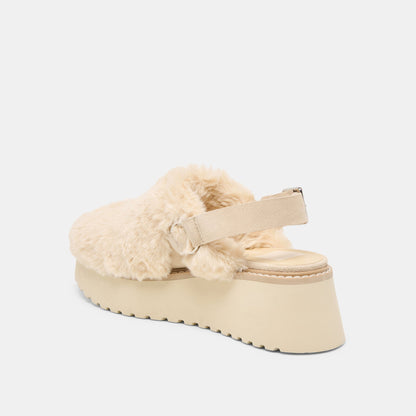 Dolce Vita SHOES Lansy Natural Plush Flats
