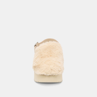 Dolce Vita SHOES Lansy Natural Plush Flats