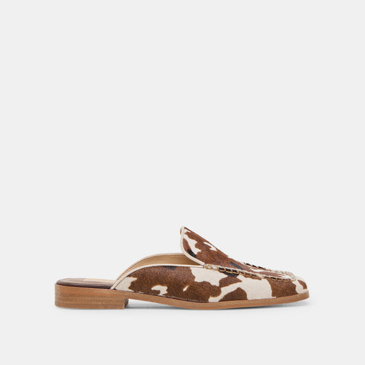 Dolce Vita SHOES Bradly Cocoa Taurus Calf Hair Flats