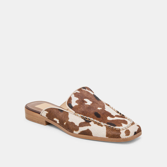 Dolce Vita SHOES Bradly Cocoa Taurus Calf Hair Flats