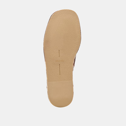 Dolce Vita SHOES Rosita Cocoa Taurus Calf Hair Flats