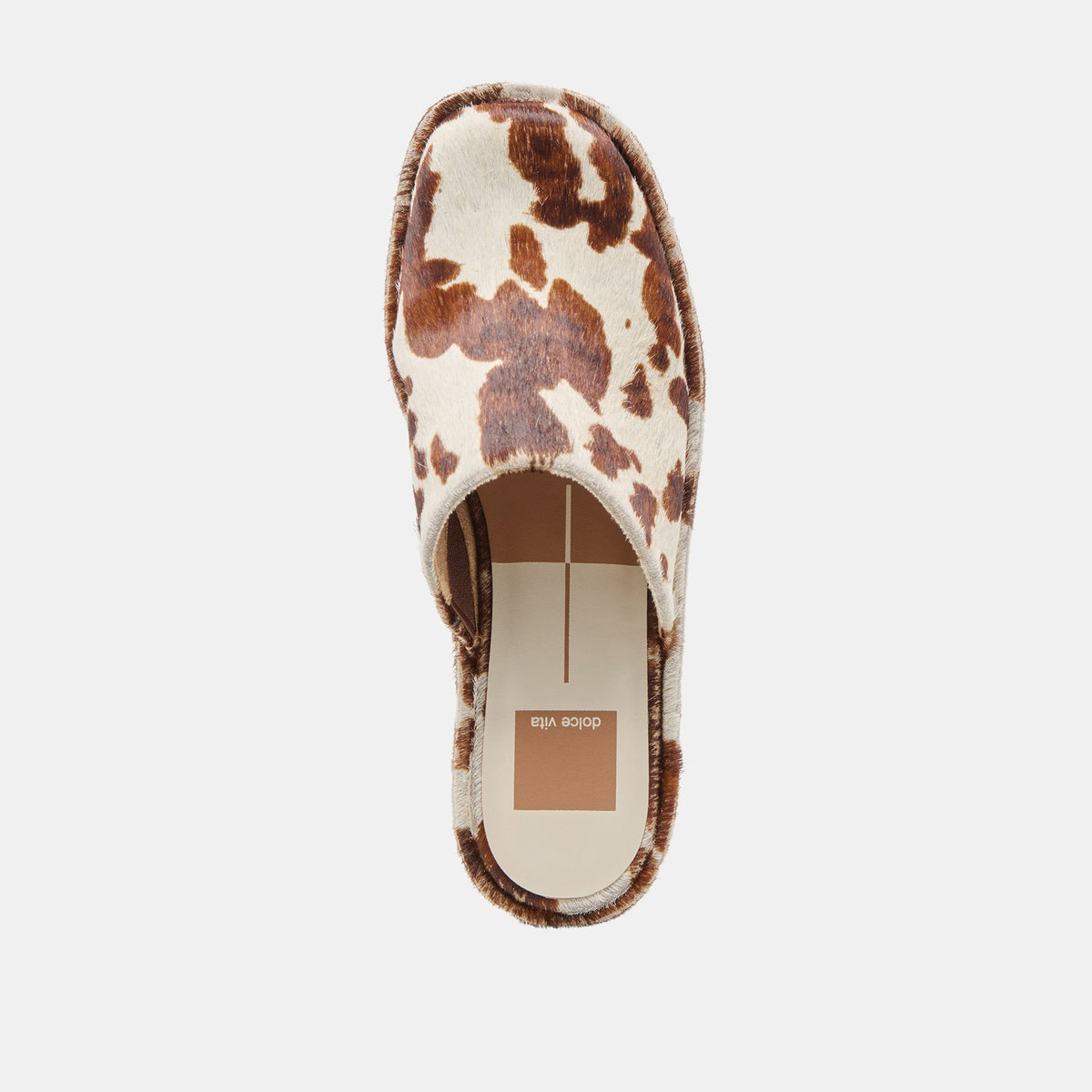 Dolce Vita SHOES Rosita Cocoa Taurus Calf Hair Flats