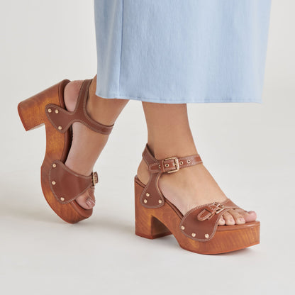 Dolce Vita SHOES YANDY HEELS COGNAC LEATHER
 – Dolce Vita