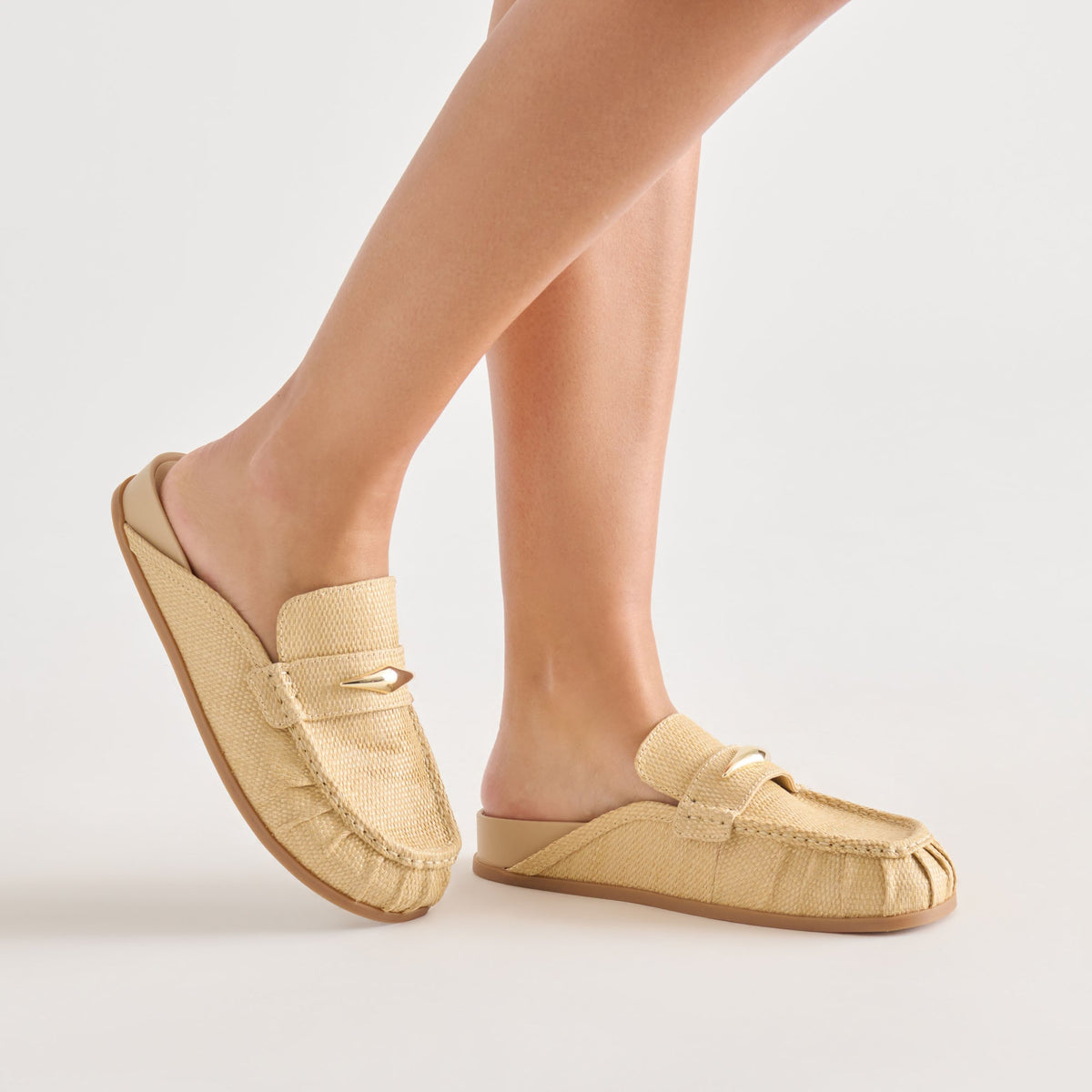 Dolce Vita SHOES Jodero Lt Natural Raffia Flats