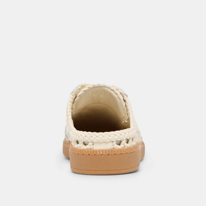 Dolce Vita SHOES Notice Slide Woven Off White Woven Stella Sneakers