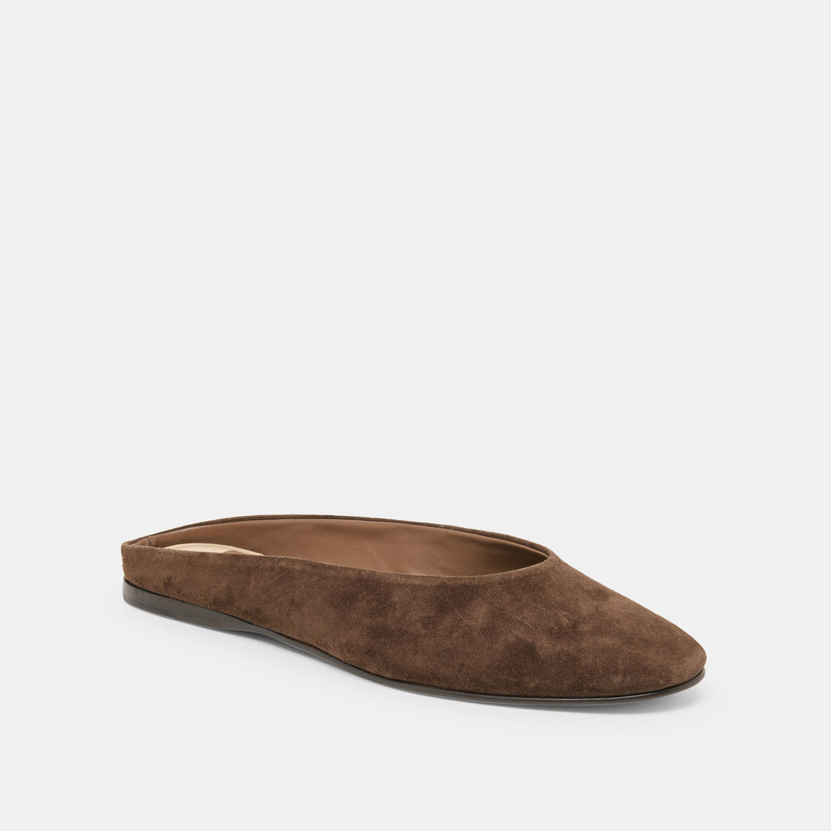 Dolce Vita SHOES Eila Dk Brown Suede Flats