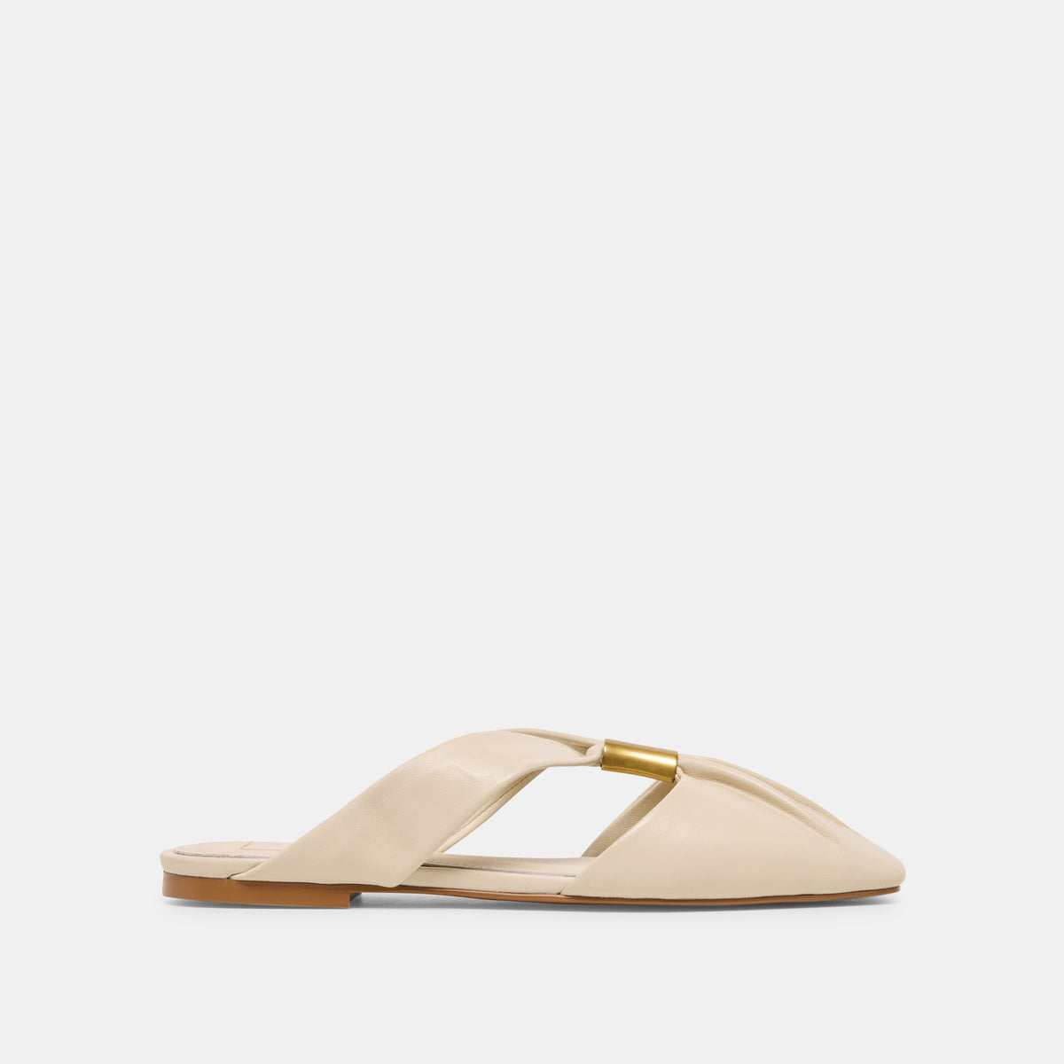 Dolce Vita SHOES Franey White Leather Flats