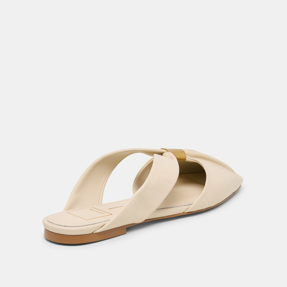Dolce Vita SHOES Franey White Leather Flats
