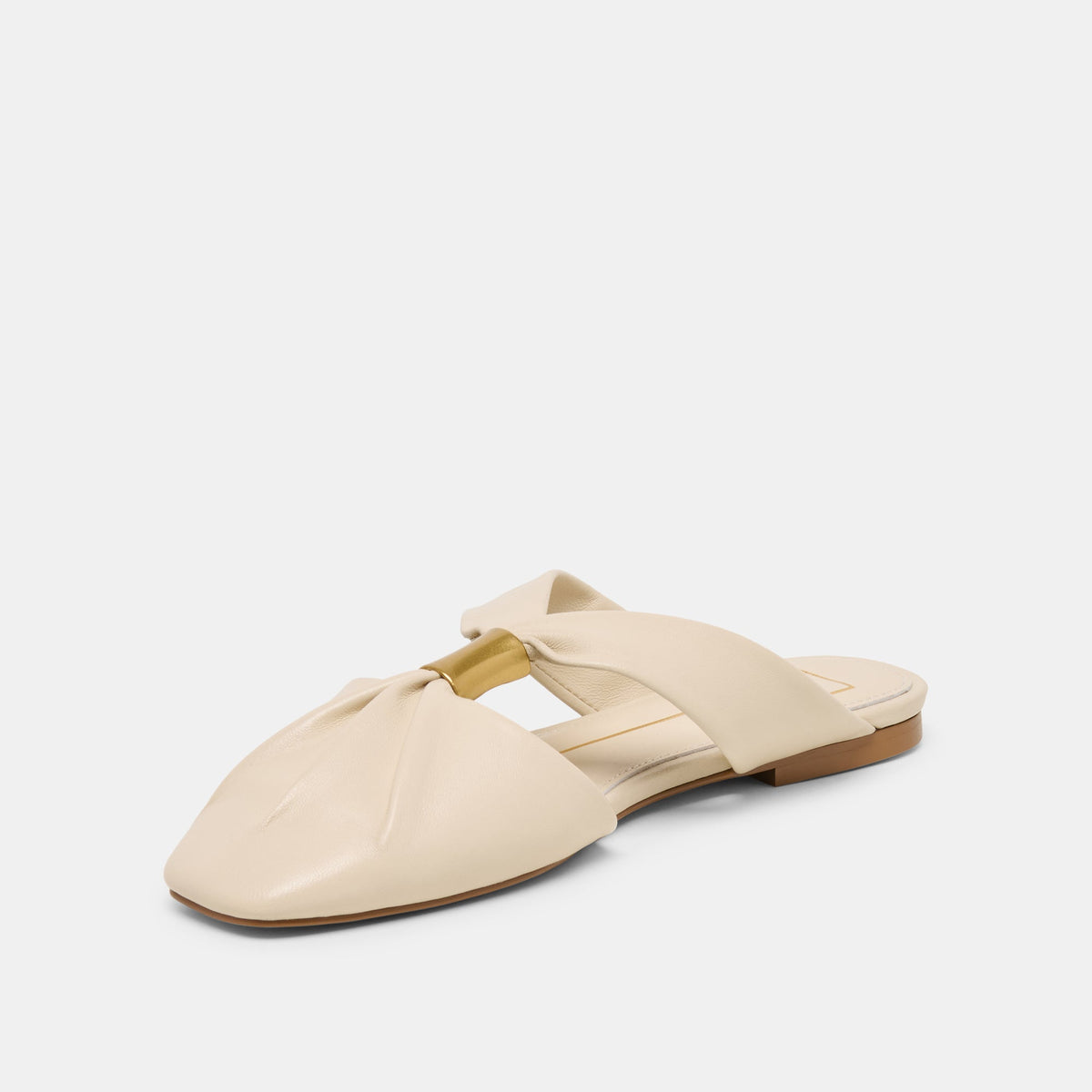 Dolce Vita SHOES Franey White Leather Flats