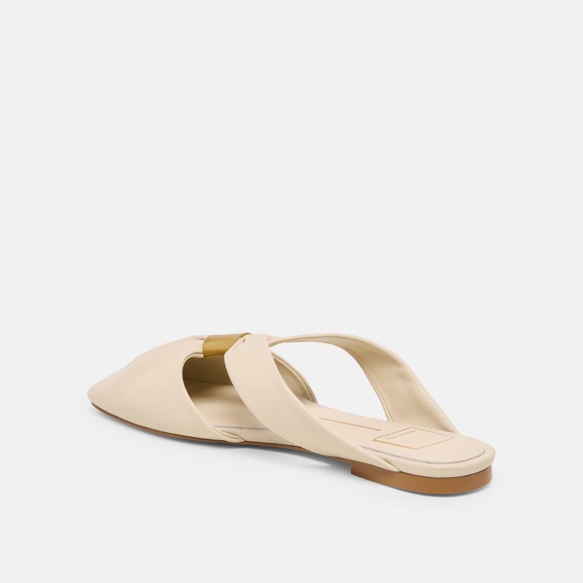 Dolce Vita SHOES Franey White Leather Flats