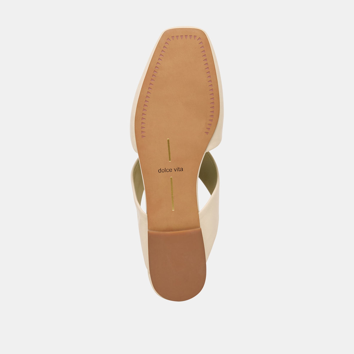 Dolce Vita SHOES Franey White Leather Flats