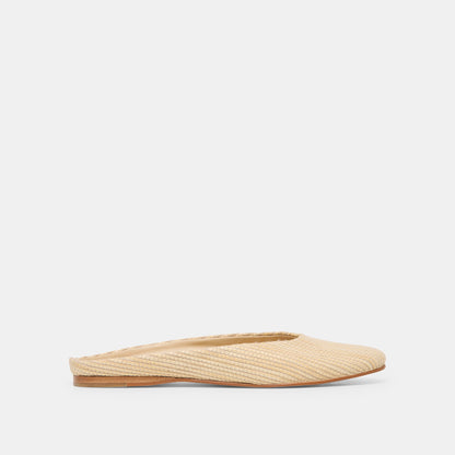 Dolce Vita SHOES Eila Lt Natural Raffia Flats