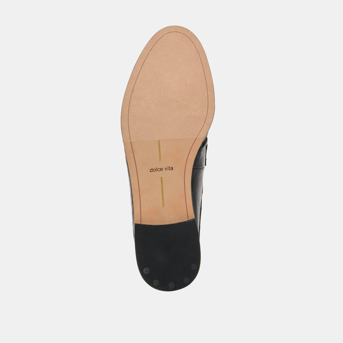 Dolce Vita SHOES BETZY Midnight Crinkle Patent Closed-Toe Slip-On Loafers