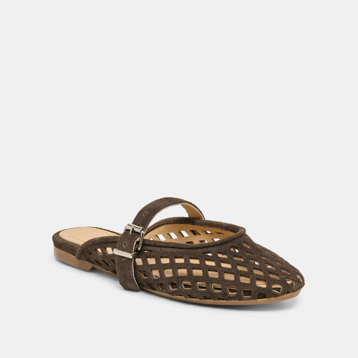 Dolce Vita SHOES Mirian Dk Brown Suede Flats