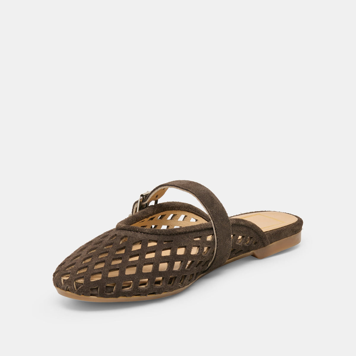 Dolce Vita SHOES Mirian Dk Brown Suede Flats