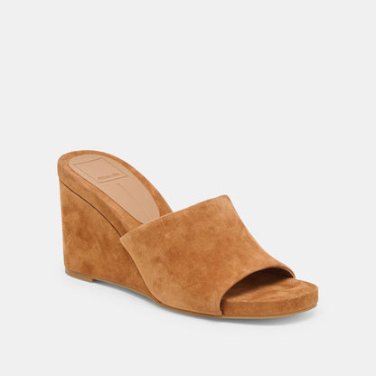 Dolce Vita SHOES Holta Brown Suede Wedges