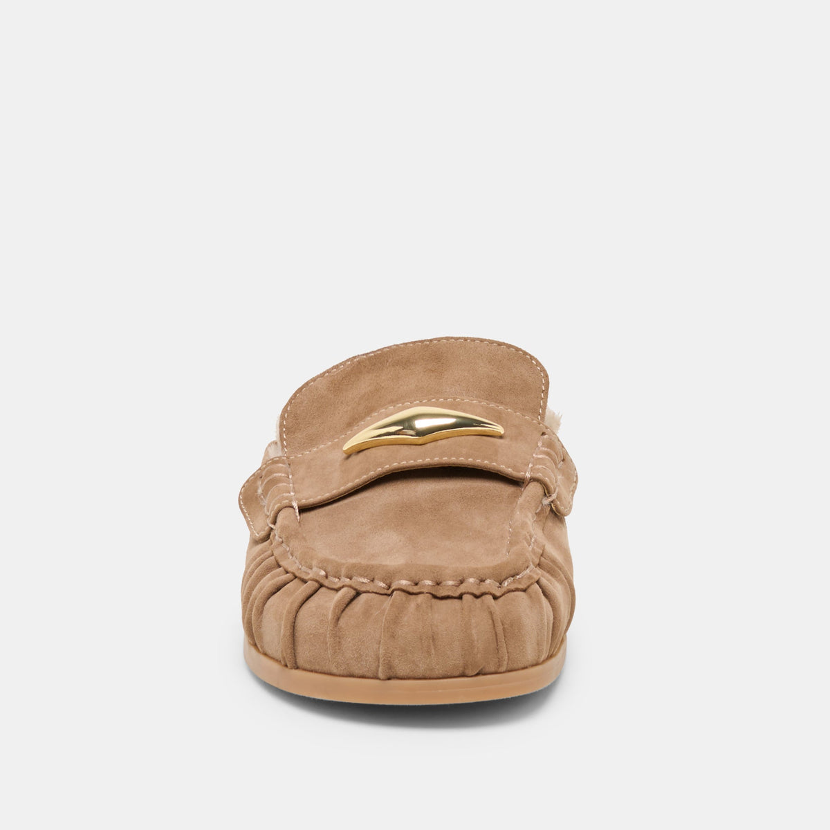 Dolce Vita SHOES Jodero Plush Mushroom Suede Flats