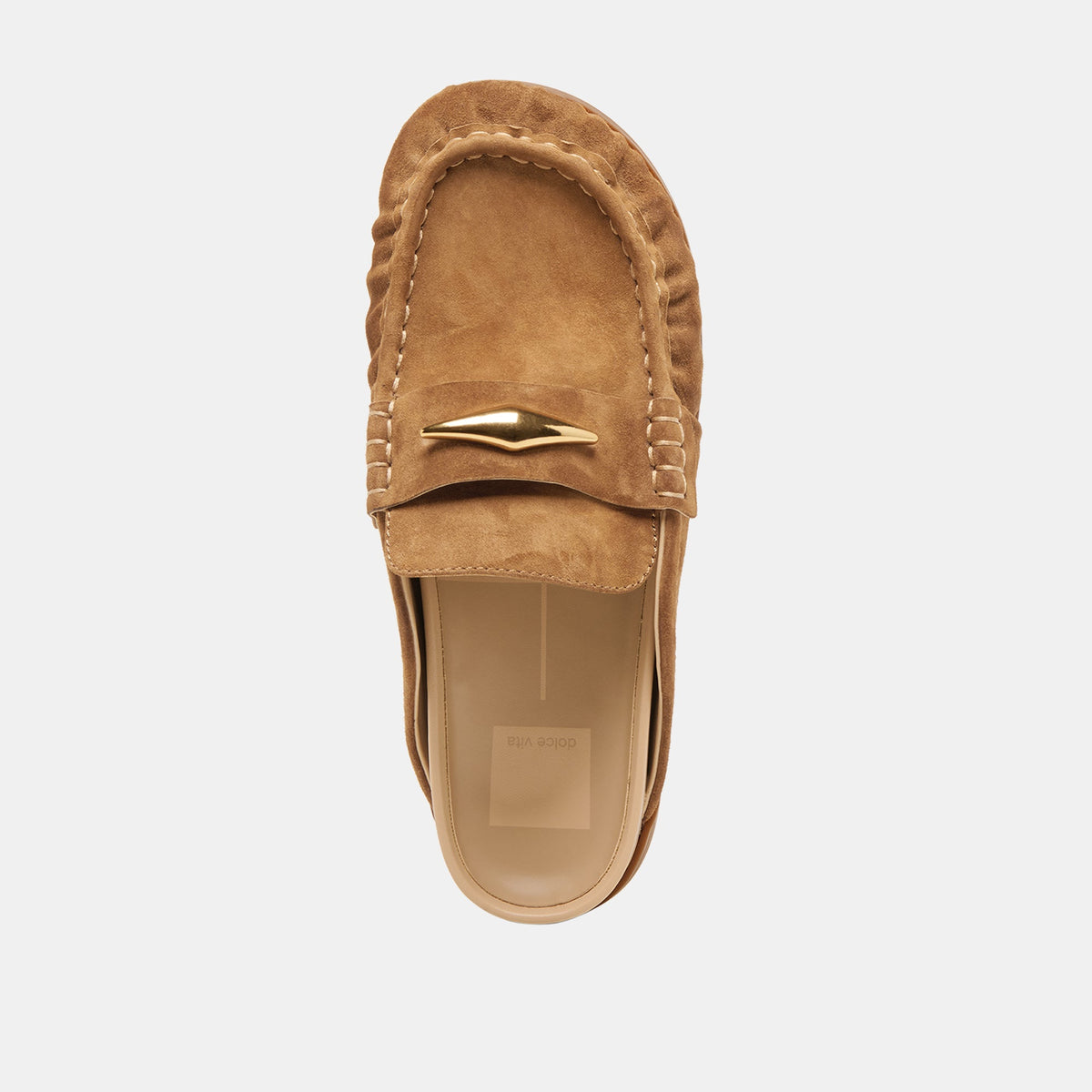 Dolce Vita SHOES Jodero Lt Brown Suede Flats