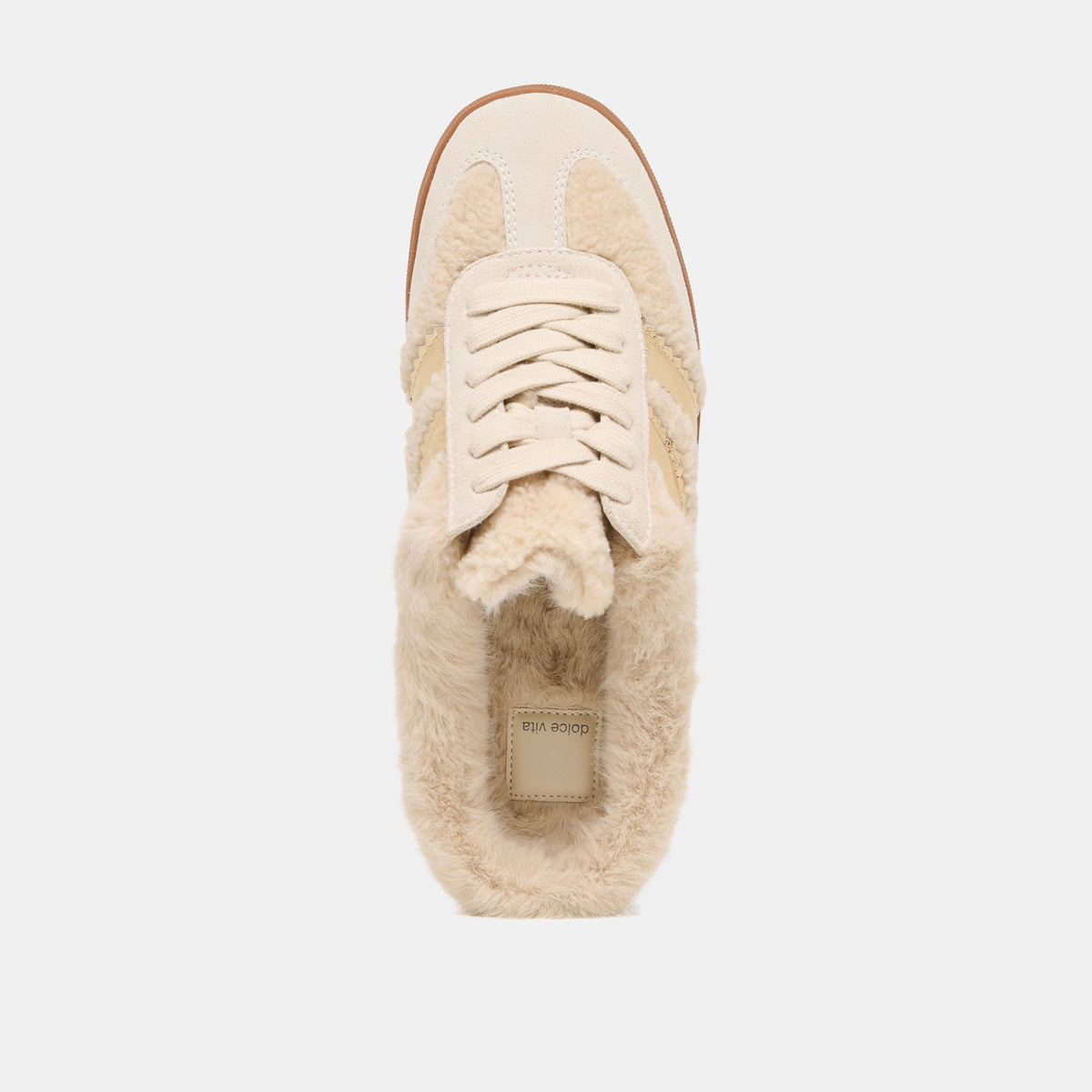 Dolce Vita SHOES Merit Slide Plush Natural Multi Plush Sneakers