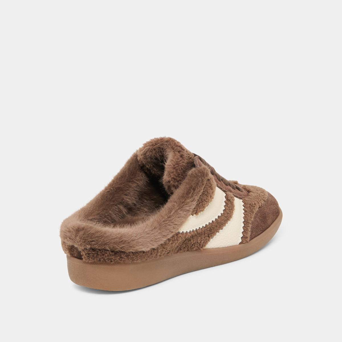Dolce Vita SHOES Merit Slide Plush Dk Brown Plush Sneakers