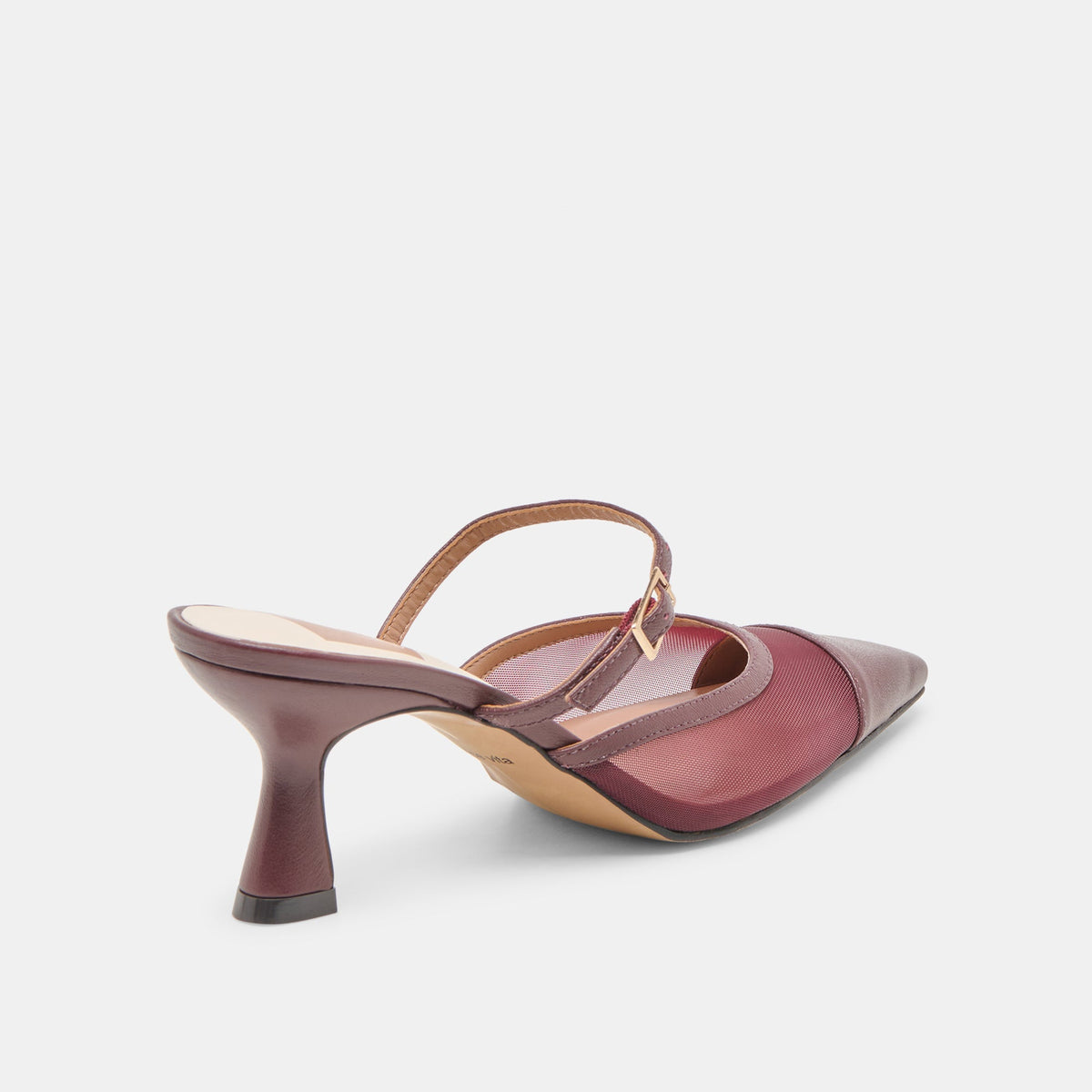 Dolce Vita SHOES Loyd Burgundy Mesh Heels
