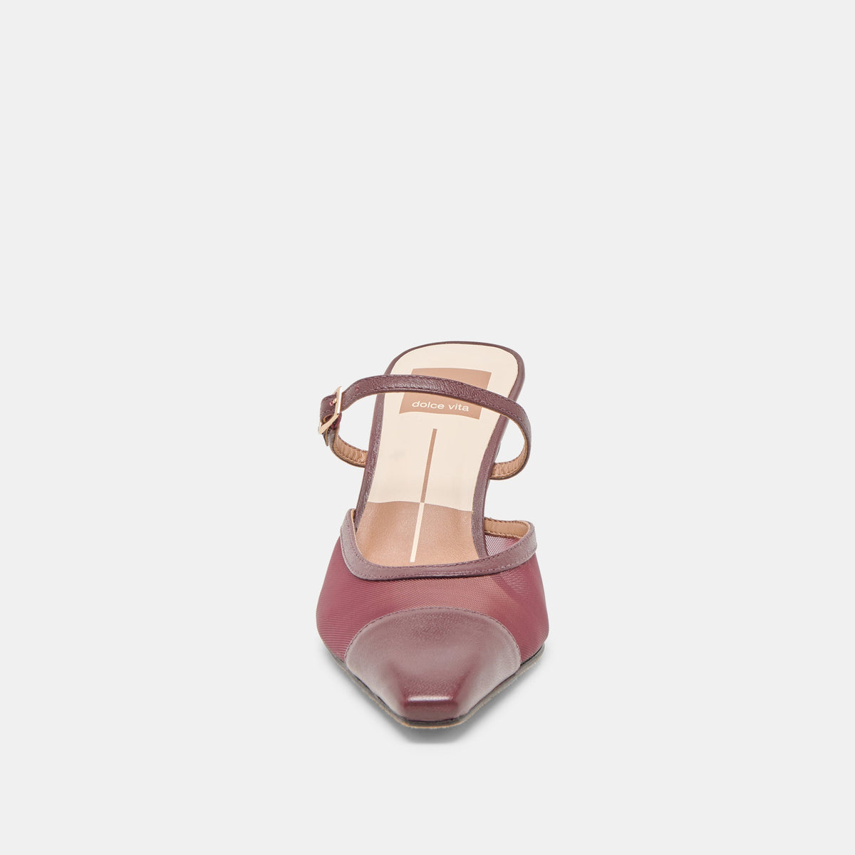 Dolce Vita SHOES Loyd Burgundy Mesh Heels