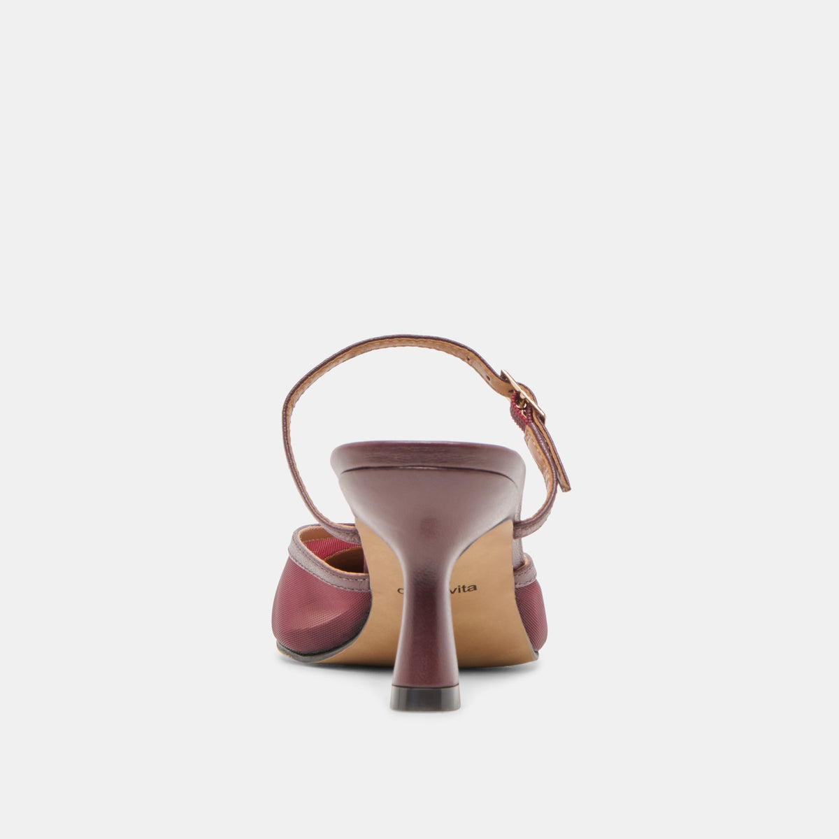 Dolce Vita SHOES Loyd Burgundy Mesh Heels