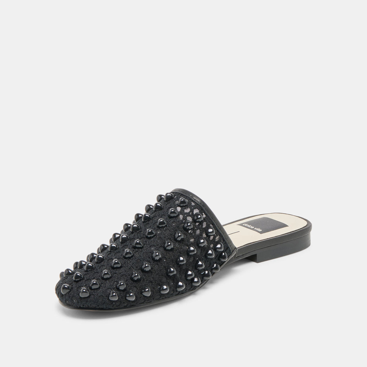 Dolce Vita SHOES Rova Bead Onyx Beaded Mesh Flats