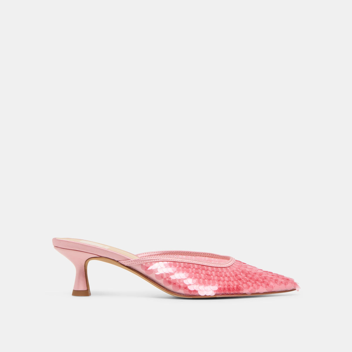 Dolce Vita SHOES Cleo Sequin Light Pink Sequin Heels