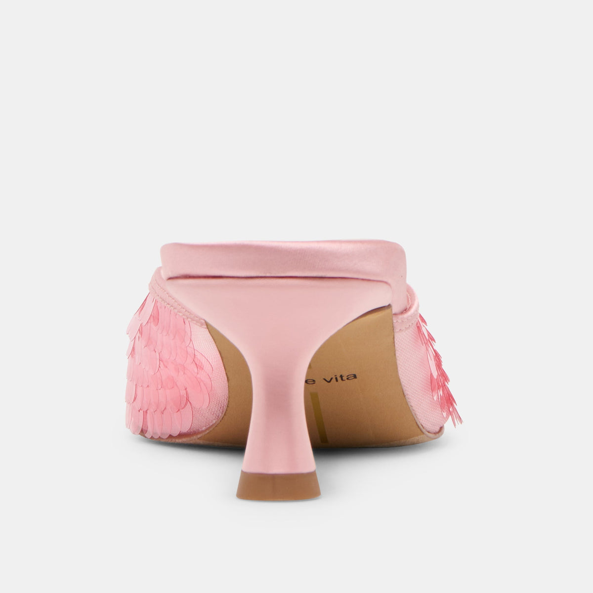 Dolce Vita SHOES Cleo Sequin Light Pink Sequin Heels