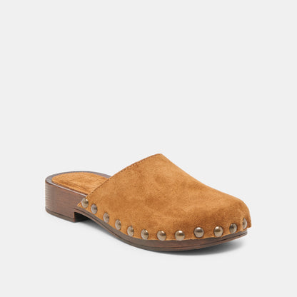 Dolce Vita SHOES Alanis Chestnut Suede Flats